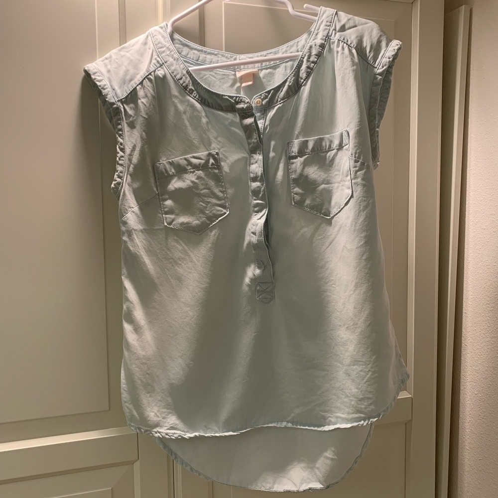 Cap sleeve shirt